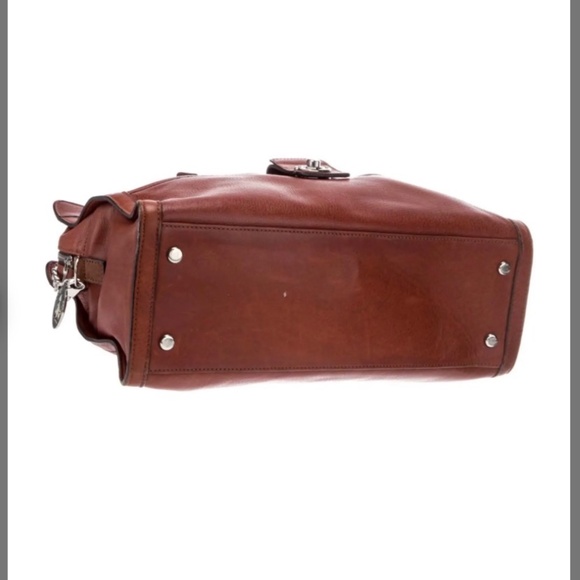 Authentic Vintage LANVIN Leather Top Handle Bag - Picture 3 of 4